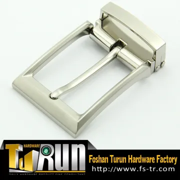 35mm new arriving glossy single prong replacement pin belt buckle for leather belt