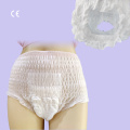 Natural comfortable lady organic cotton period underwear