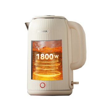 High-Power 304 Stainless Steel Electric Kettle with Fast Heating and Modern Design