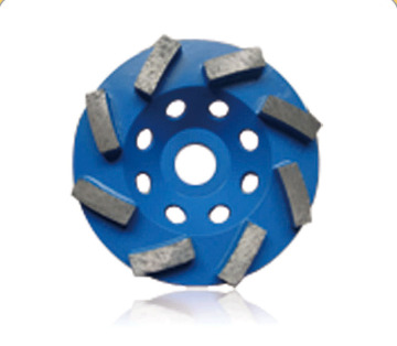 Rotella della tazza del diamante Turbo segmentato per macinazione di pietra