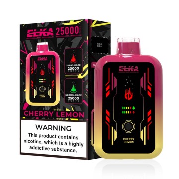 Elka 25000 Puffs स्मार्ट मेगा स्क्रीन डिस्पोजेबल vape