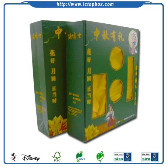 Food Mooncake Packaging Paper Folding Box