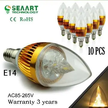 candle shape 3W LED candle light LED Candle Light