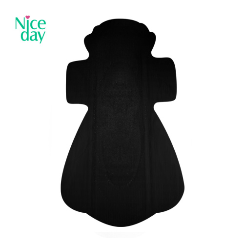 Black 285mm Bamboo Charcoal Lady Feminine Pad