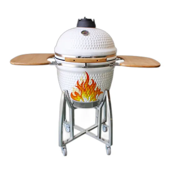 Auplex OEM 21 Inch Green Ceramic Egg Charcoal BBQ Grill