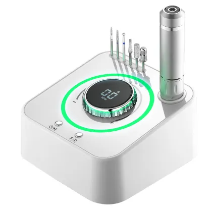 Cordless Electric Nail File Polisher - Portable Rechargeable Handheld Nail Drill Machine