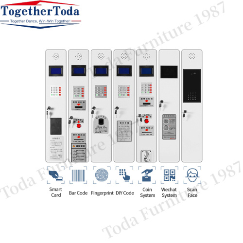 Multifunctional metal smart locker with electronic lock