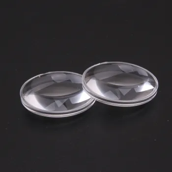 High Quality 37mm Plastic Aspheric PMMA Lens Double Convex Spherical Optical VR Cardboard 3D Glasses