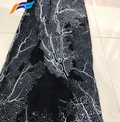 African Cheap Printed 100% Polyester Chiffon Abaya Fabric