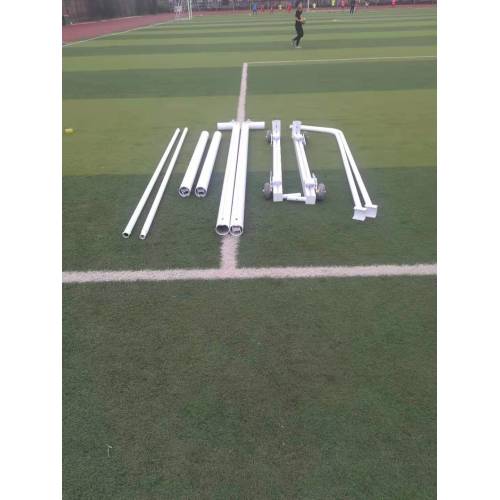 Portable Movable Aluminum Alloy Soccer Goal with Wheels