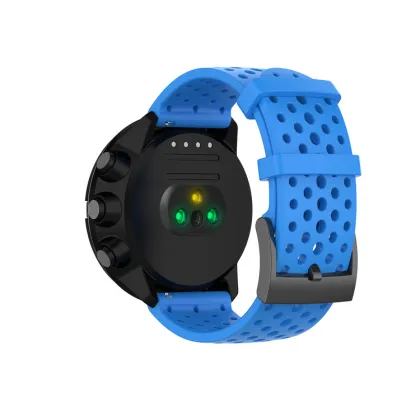 Silicone Rubber Sport Watch Strap Band Replacement for Suunto Spartan Sport & Suunto 9 Baro
