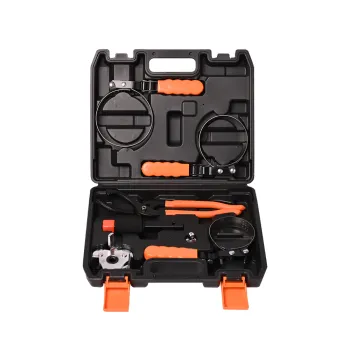 Universal Swivel Oil Filter Wrench Set - Stainless Steel 7pc Adjustable Wrench for Auto Repair