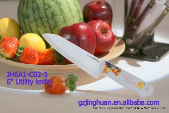 6 inch Zirconia Ceramic chef Knife with ceramic handle