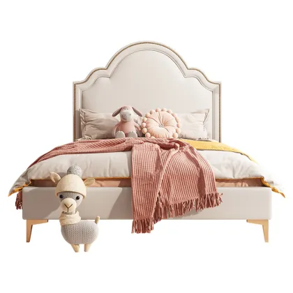 Simple Leather Bed for Bedroom - Double & King Sizes
