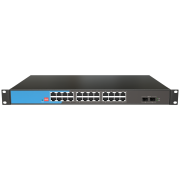 Switch poe intelligente montato a parete ai dip poe dip 26gp-s2-acr