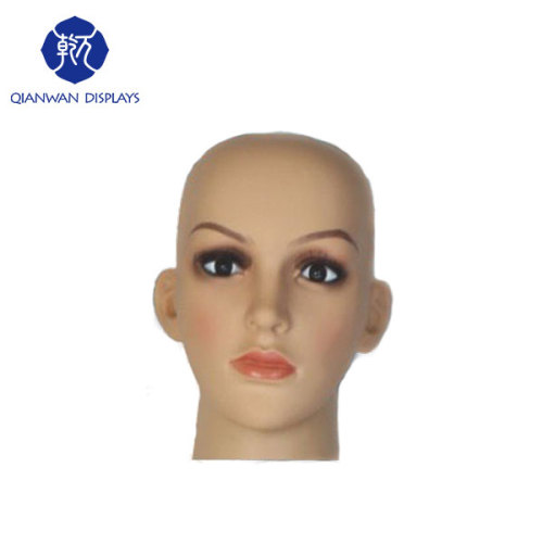 Female mannequin wig head stand in mannequin