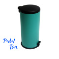 Bathroom Round Foot Pedal Stainless Steel Trash Bin