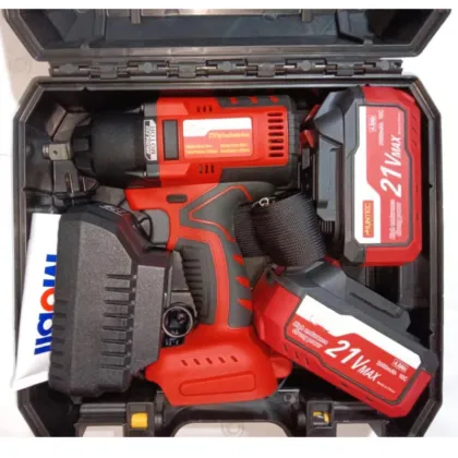 Lithium Battery Powered 650N.M Impact Wrench Set - Heavy Duty Cordless Tools