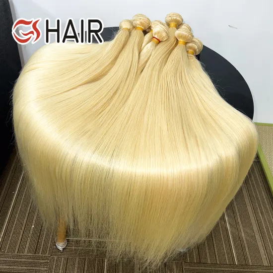 Blonde Packet Hair Bundle with Closure Pack Deal - Natural Virgin Russian Human Hair