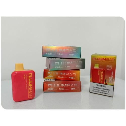 Hot Sale 5500 Puffs Sweden Fluum Bar 5500