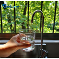 Drinking water bubble faucet with sensor