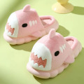 Plush shark home autumn and winter warm slippers
