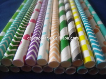 disposable paper drinking straws