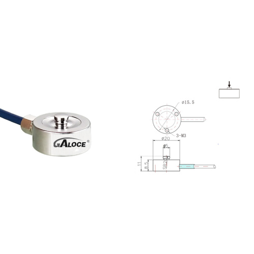 Célula de carga miniatura da aplicação Arbor Press Verification