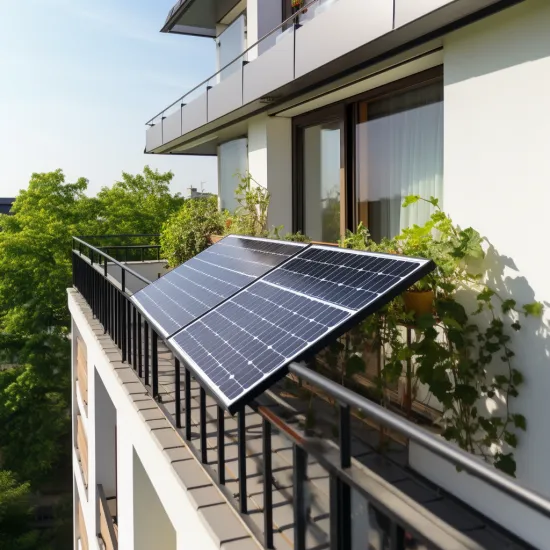 Plug and Play Solar PV Panels Kit with Micro Inverters for Home Balcony