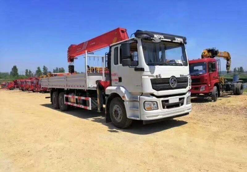 Shacman brand shanxi automobile 25T crane transport truck