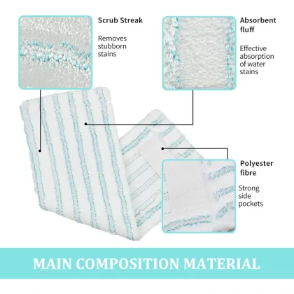 Leifheit Replacement Mop Cloth - Steam Mop and Vacuum Cleaner Accessory