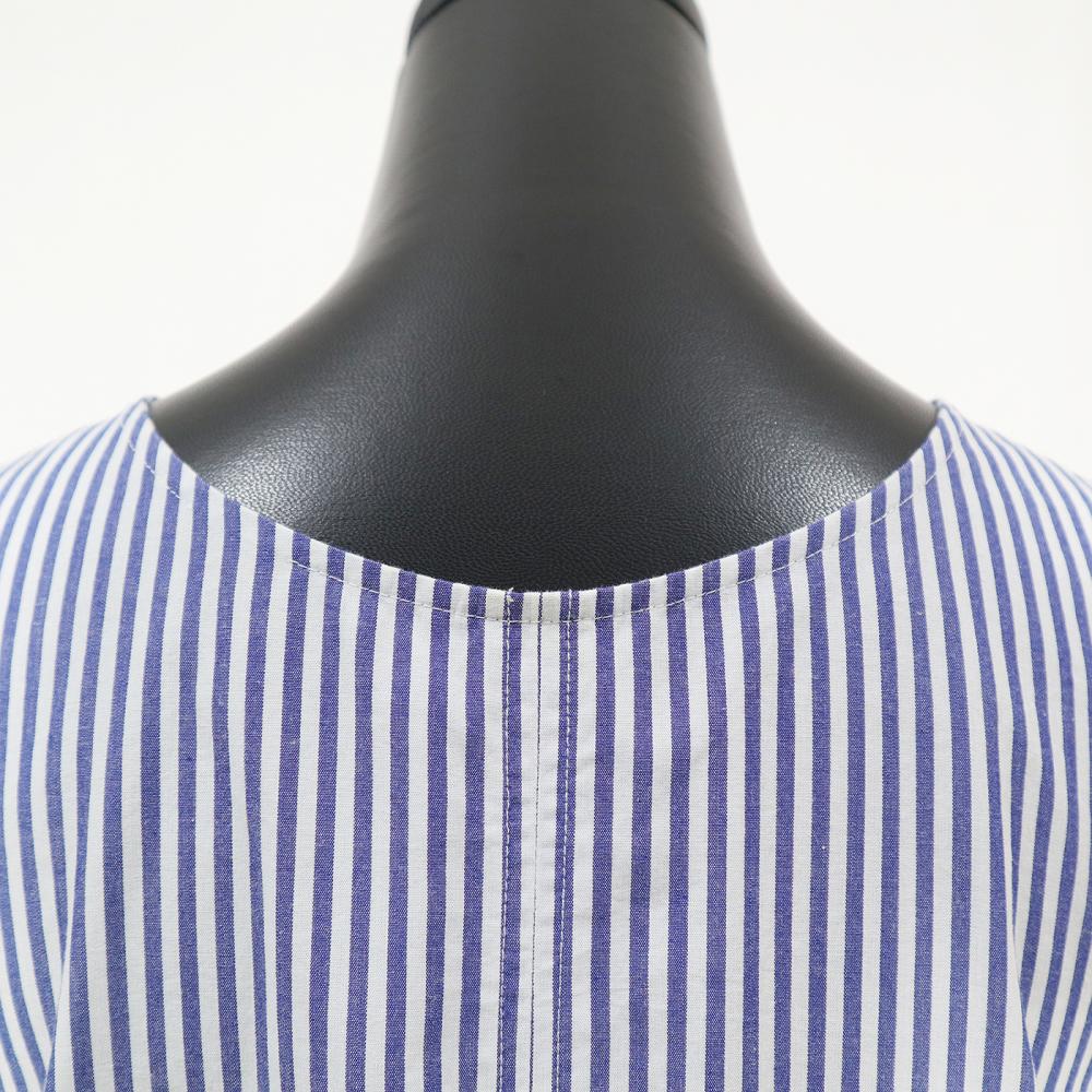 Blue White Stripe Blouse