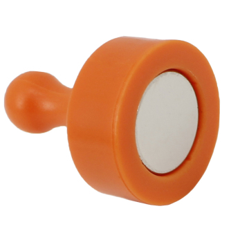 Orange Color Magnetic Push Pin for White Board