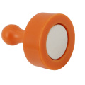 Oranje kleur magnetische push-pins voor wit bord