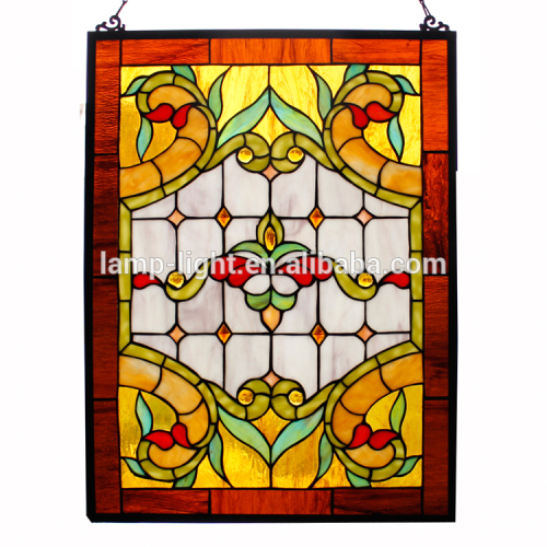 TW1824007, W18"H24" tiffany panel, hanging panel, tiffany windows, stained glass panel, stained glass windows