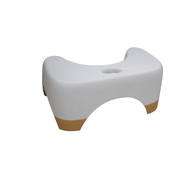 Bamboo Pattern Detachable Legs Toilet Stool with Strong Resistance