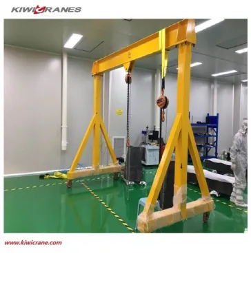 5 Ton Electric Hoist Single Girder Gantry Crane for Construction Machinery Factory
