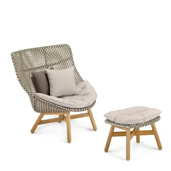 Solid Wood Legs Garden Leisure Chair Set