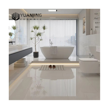 Glossy Glazed Solid Color Full Body Marble Tiles 600x1200mm for Balcony Foyer Living Room