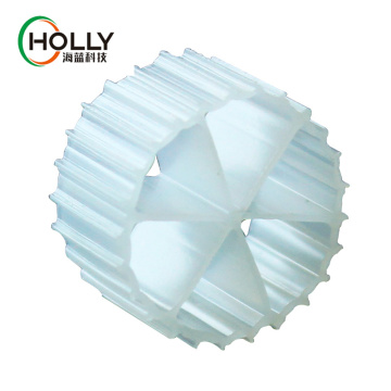 WhiteVirgin HDPE Material MBBR Carrier Filter Media