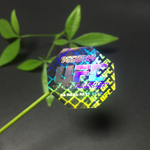 Anti-falsk Färgrik 3D Hologram Etikett Försegling