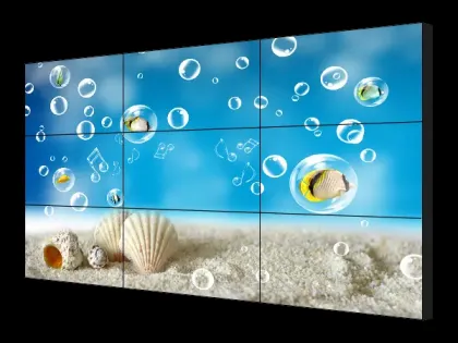 BOE 55-inch Ultra-Slim Bezel LCD Video Wall: 3.5mm, 500nits High Brightness Advertising Display