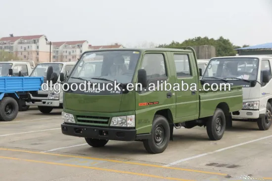 Cheaper !Double cab JMC 4x2 light truck mini box van truck
