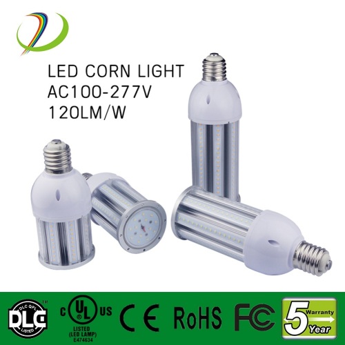 120lm/w E39 UL DLC 27w led corn light