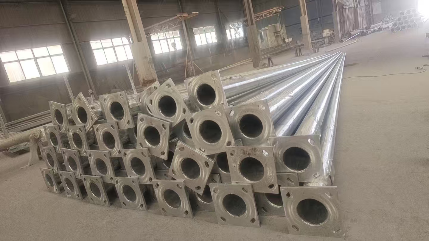 Steel Solar Street Lamp Pole
