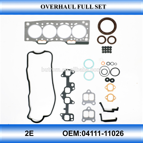 High performance 2E 04111-11026 engine kits car engien repair kit