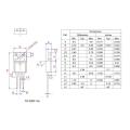 Altos actuaciones de conmutación 600V BTA212X-600D 12A TRIAC