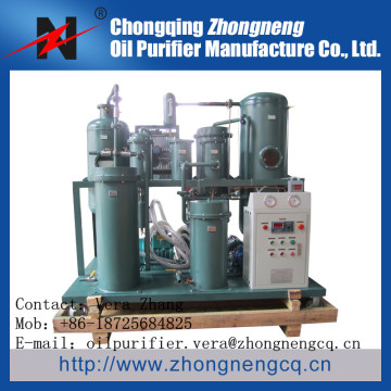 TYC series Vacuum Hydraulic Oil Purifier Plant Oil Regeneration Machine/engine oil purifier