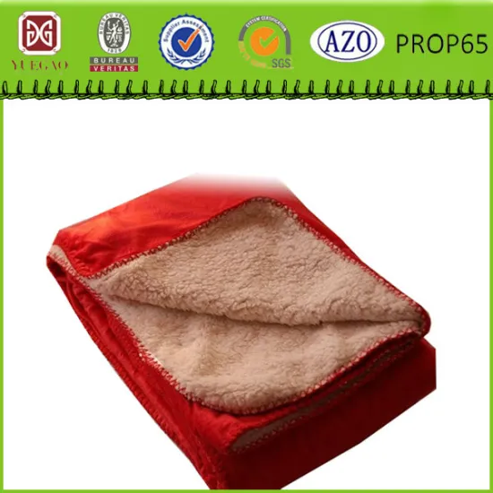 Berber sherpa fleece blanket