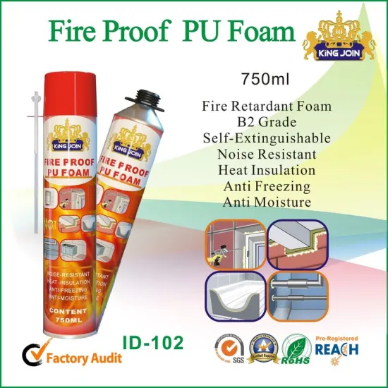 Class B Pu Foam Spray / Sealant , Airproof For Wall , Door , Metal